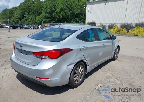 2014 Hyundai Elantra Se z USA, uszkodzony, nr VIN KMHDH4AE8EU037367